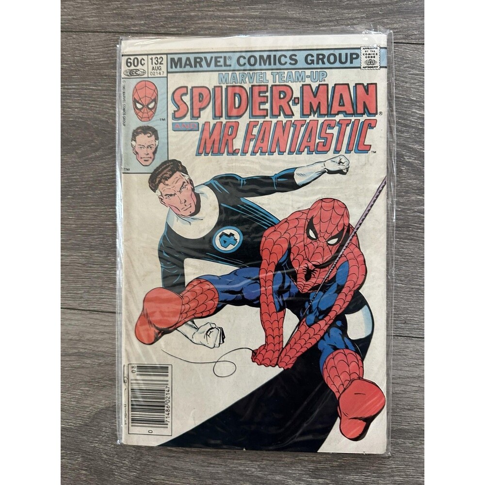 Marvel Team-Up #132 Single Issue Comic Spiders-Man Ms. Fantastic Color
